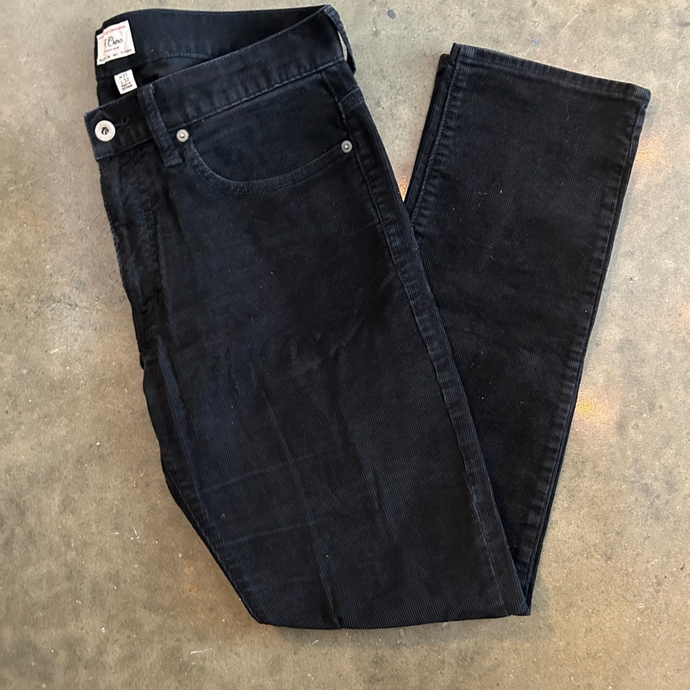J.Crew Black 484 Cords 31-32